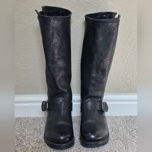 Frye Women's Veronica Slouch Leather Boots Size 6